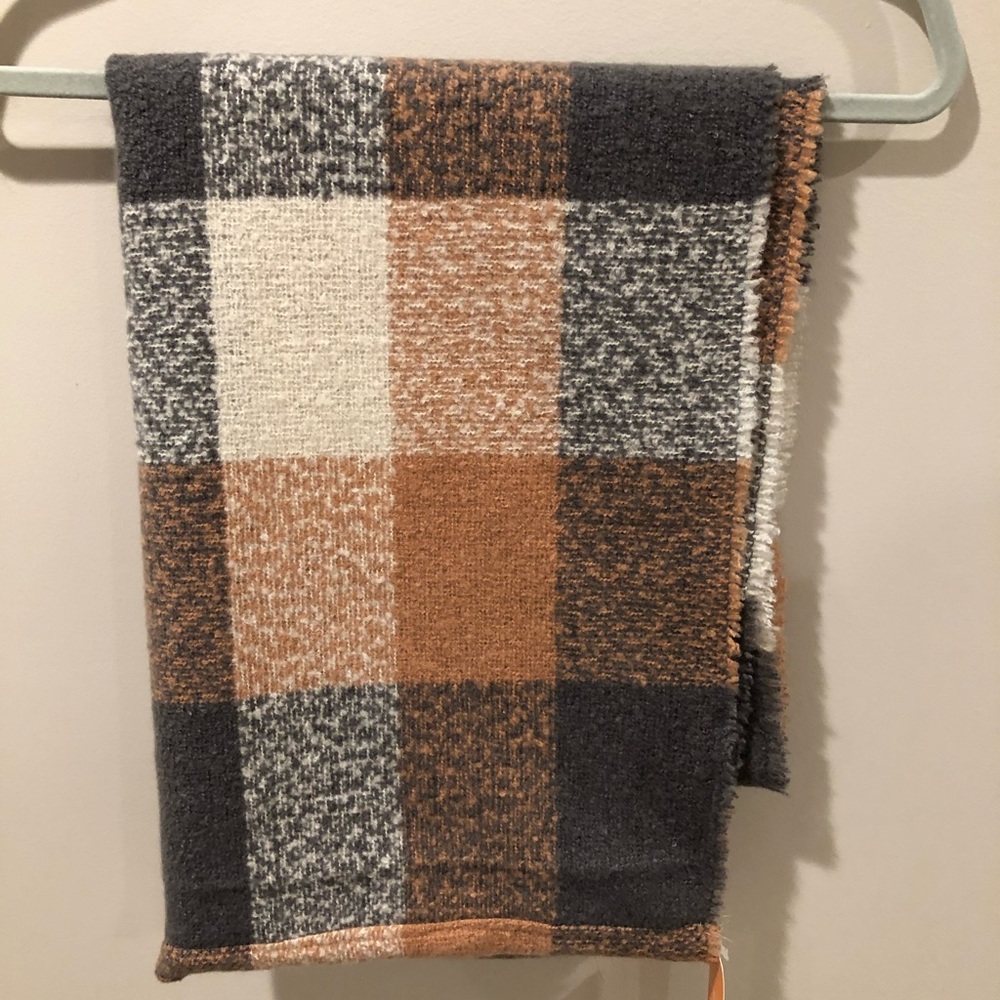 Soft Touch Plaid Infinity Scarf